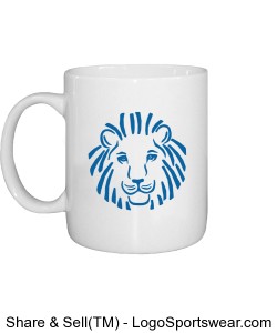 Lion Front ROAR84 Back Custom Printed Mug Design Zoom